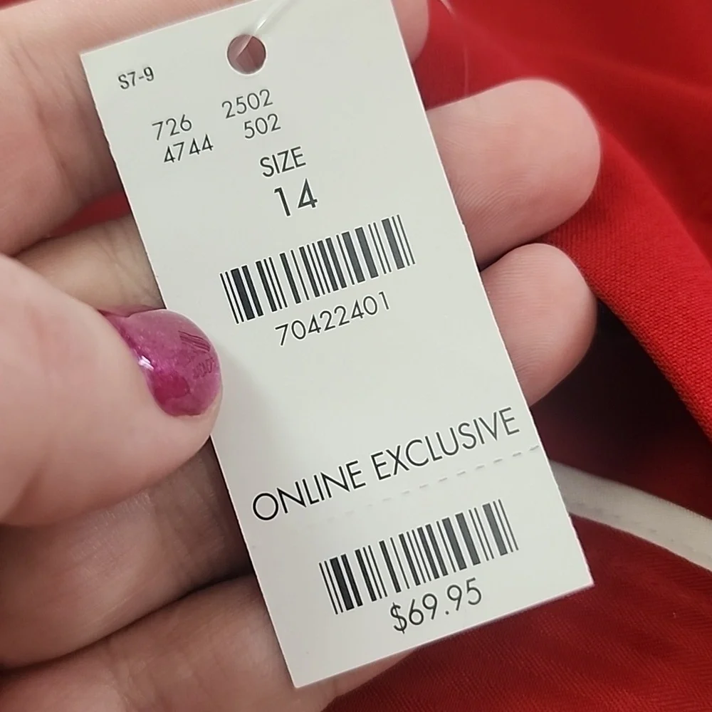 The Limited Elegant Red Skirt